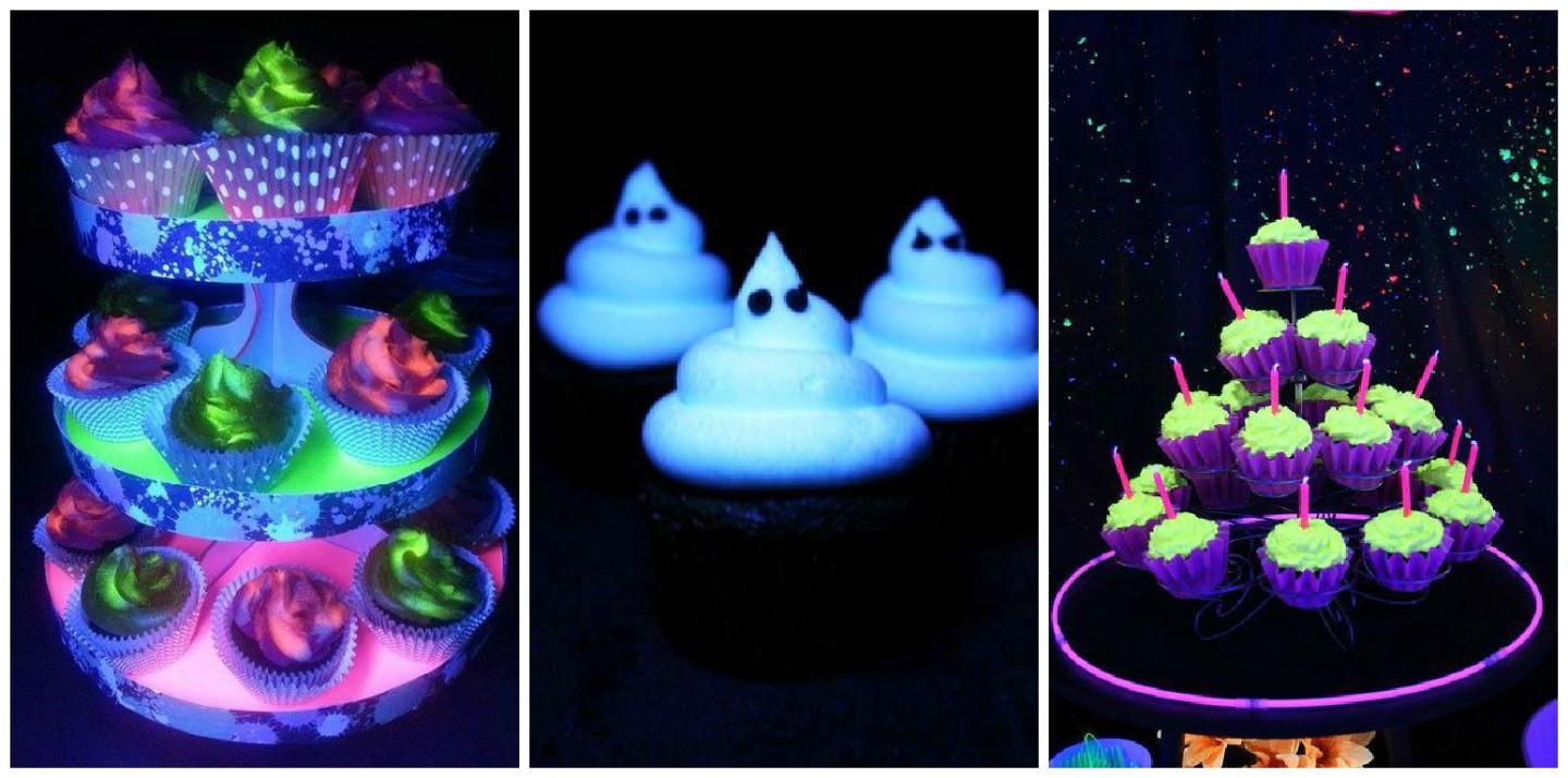 Glowing cakes