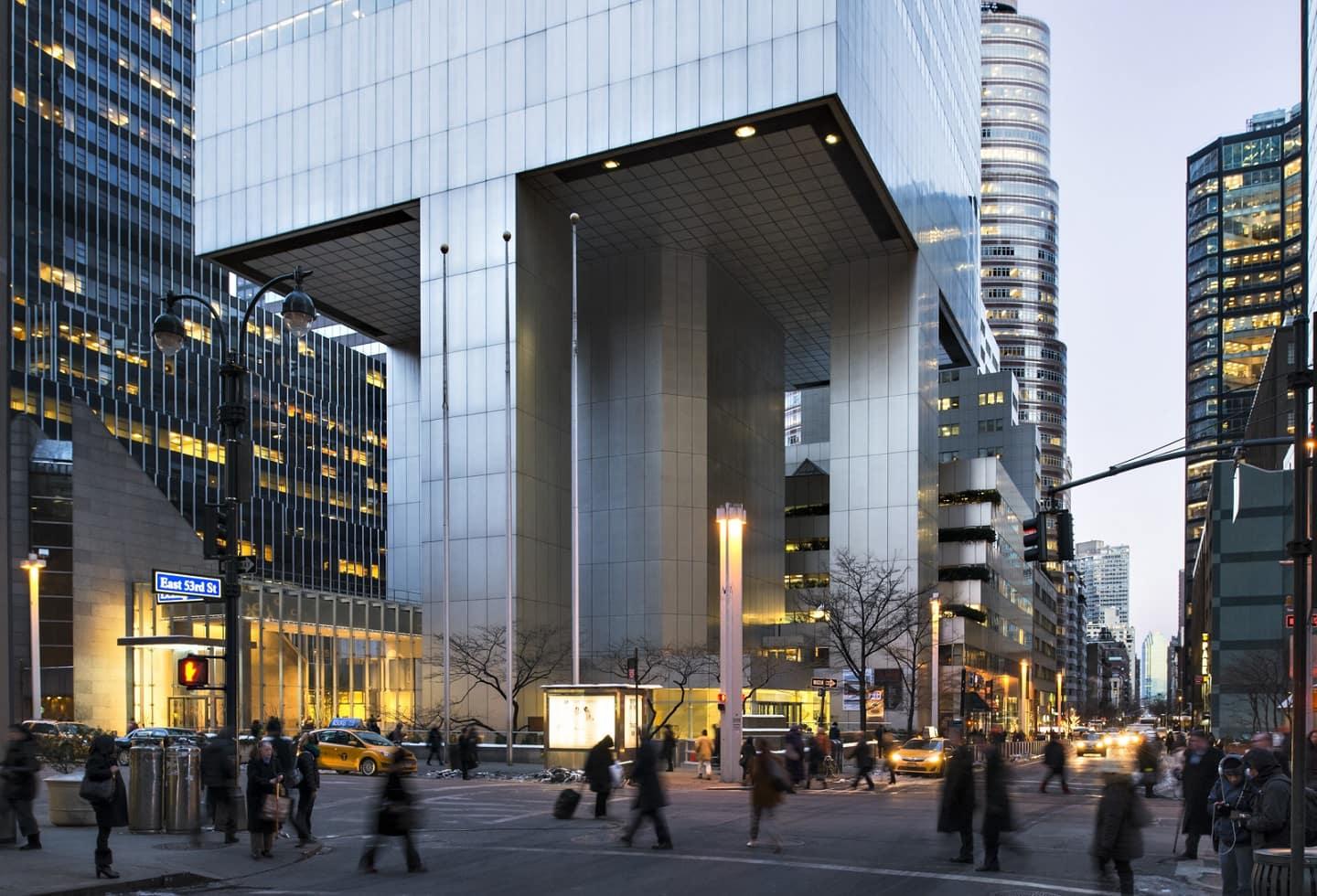 Citigroup Center in New York was erected on stilts to avoid the church below