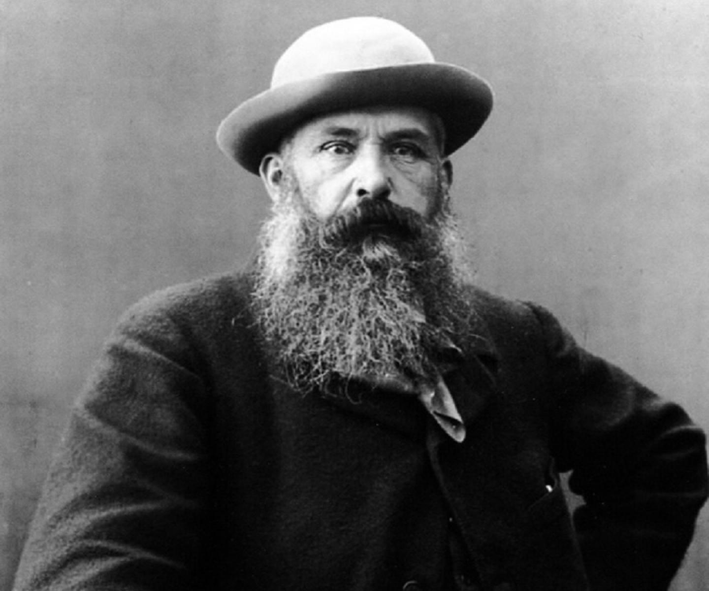 Black White photography Claude Monet