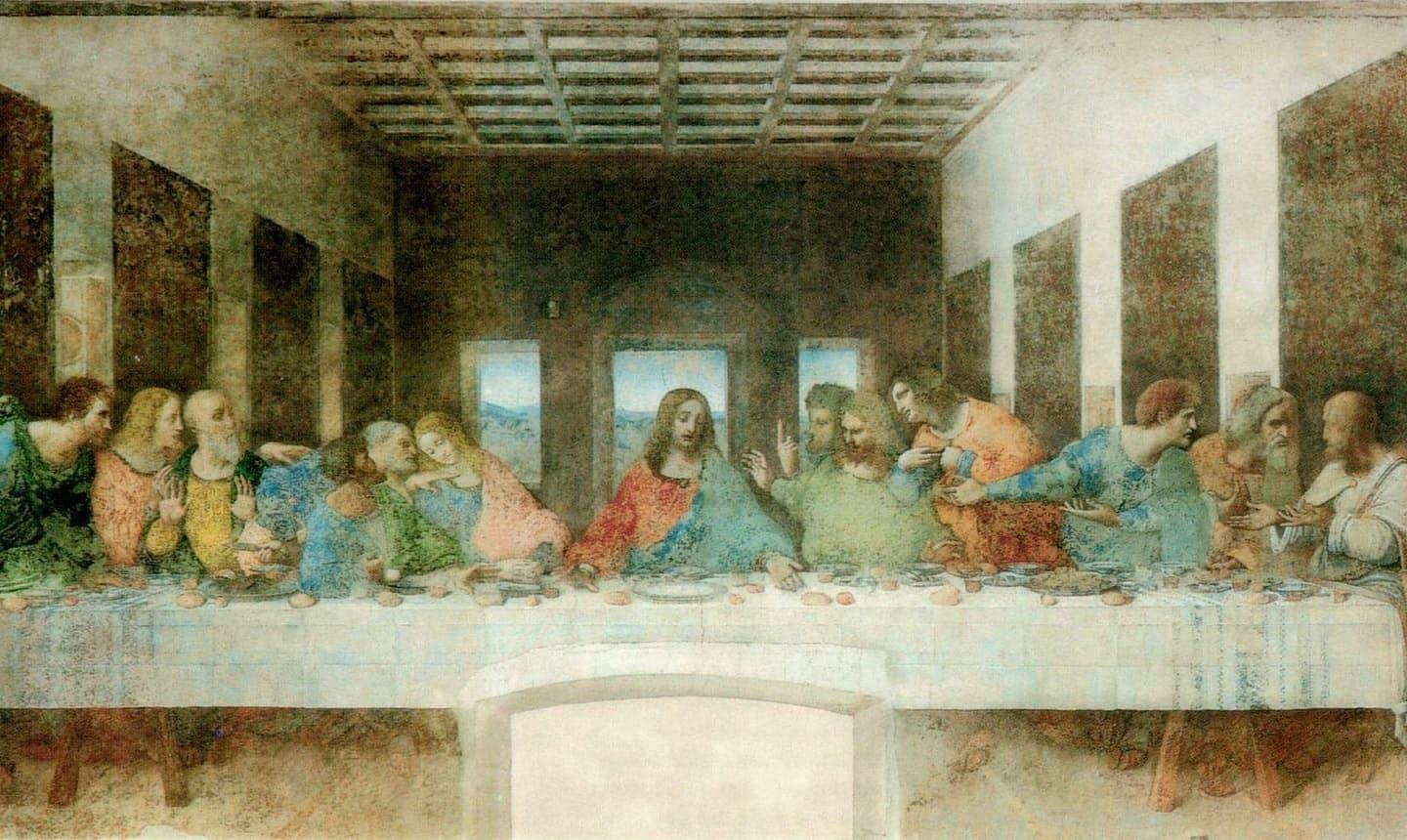 The surprise behind the mural ¨The Last Supper¨ from Leonardo Da Vinci The surprise behind the mural ¨The Last Supper¨ from Leonardo Da Vinci