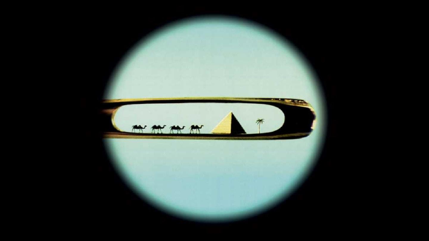 No problem to fit several camels in the eye of a needle No problem to fit several camels in the eye of a needle